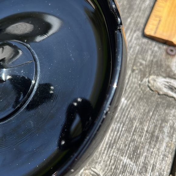 Vintage bonbon nut dish black amethyst - Picture 7 of 11